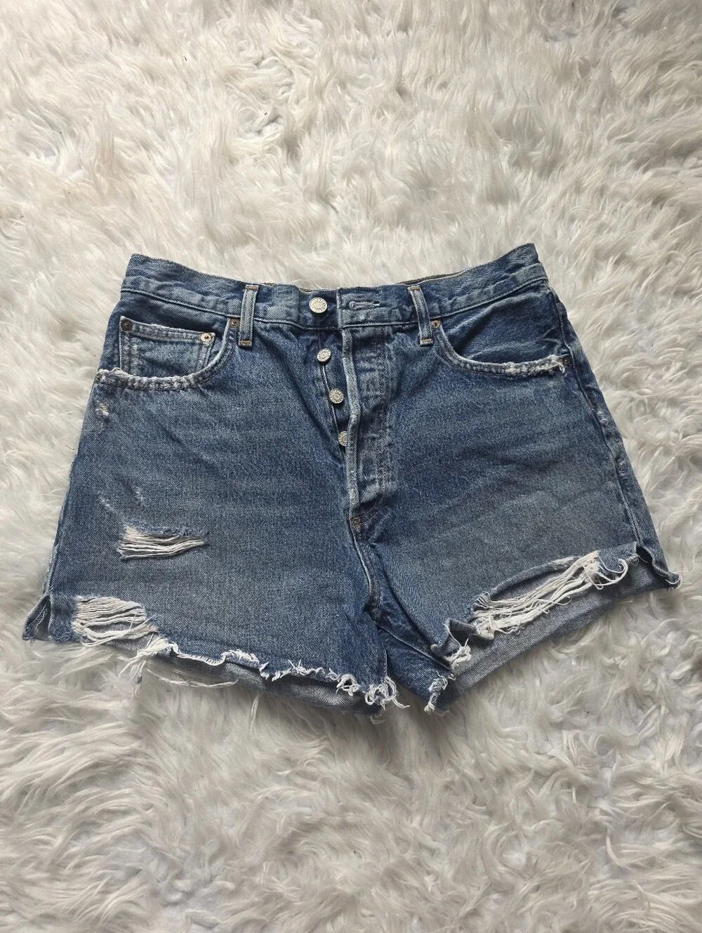 Agolde Parker Long Shorts Size 28
